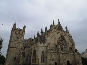 Low angle view of historical building against sky