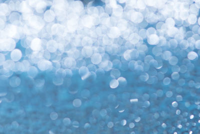 Defocused image of blue sky