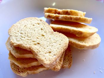 Close-up of dessert in plate