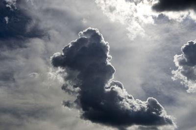 Low angle view of clouds in sky