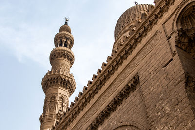 Low angle view of historical building against sky