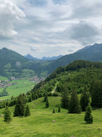 Scenic view of landscape against sky