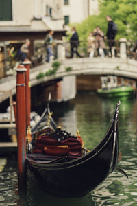 Boats in canal