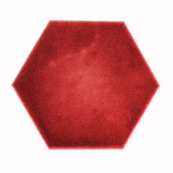 Red umbrella on white