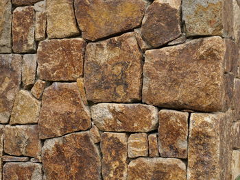 Full frame shot of stone wall