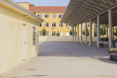 Walkway leading to building