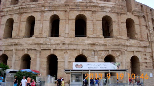 Group of people in front of building