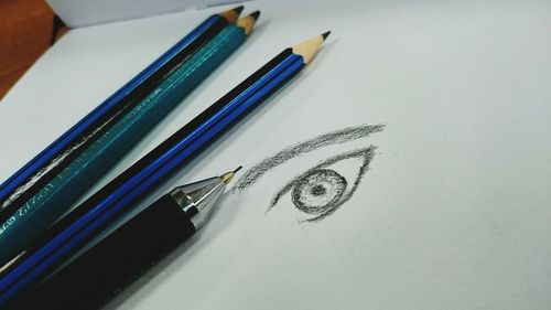 Sketch of human eye