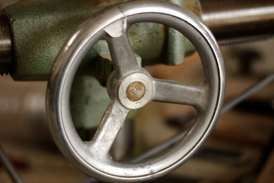 Close-up of vintage car