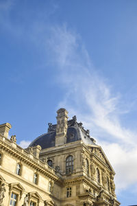 Low angle view of historical building against sky