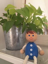 Close-up of figurine