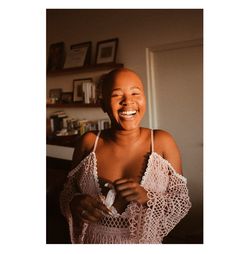 Portrait of a smiling young woman