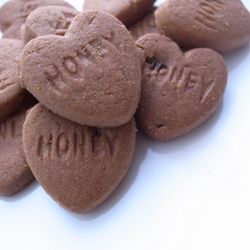 Close-up of cookies in plate on table