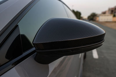 Carbon fiber finished side mirror