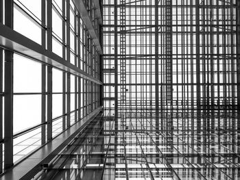 Directly below shot of skylight in building