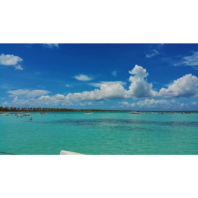 water, sea, sky, tranquil scene, blue, scenics, tranquility, beauty in nature, horizon over water, transfer print, nature, cloud - sky, cloud, auto post production filter, idyllic, waterfront, calm, rippled, outdoors, day