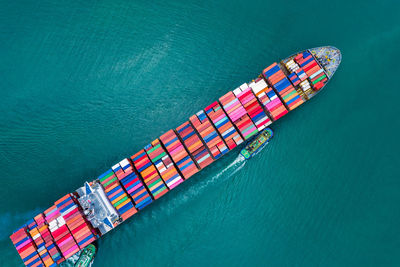 Business and industry delivery services container shipping large import and export international 