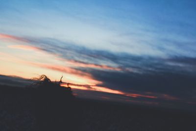Scenic view of sky during sunset