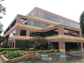 Low angle view of building against sky