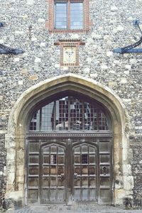 Facade of old building