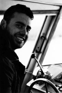 Close-up portrait of man smiling