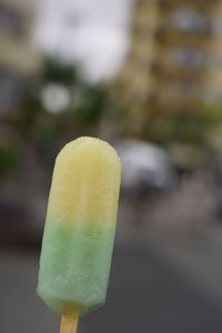 Close-up of ice cream