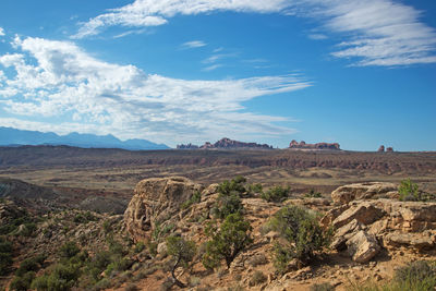 Scenic view of landscape against sky