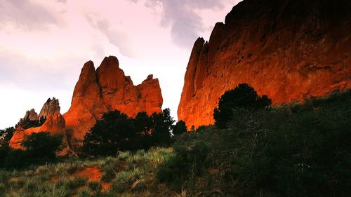 Panoramic view of landscape against sky