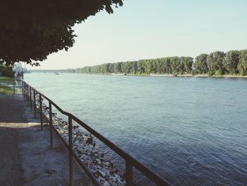 Scenic view of river against sky