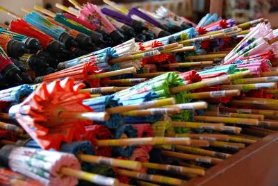 Close-up of market stall for sale