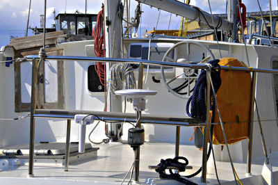 Clothes hanging on rope