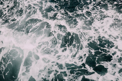 Full frame shot of sea waves