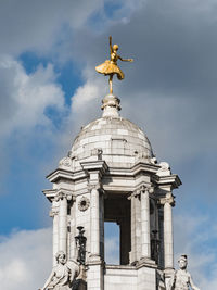 Low angle view of statue