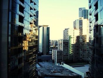 Modern buildings in city