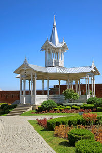 Gorgeous pavilion in the courtyard of akhaltsikhe fortress, samtskhe-javakheti region, georgia