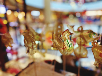 Close-up of crab for sale in market