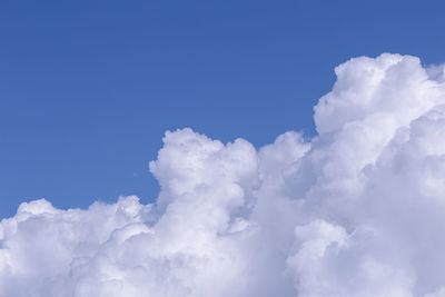 Low angle view of clouds in sky