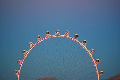 Ferris wheel against clear sky