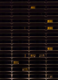 Full frame shot of building at night