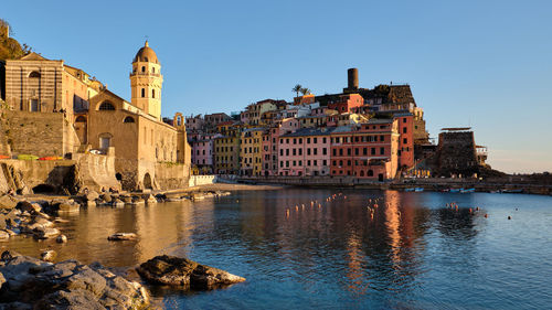 Buildings at waterfront