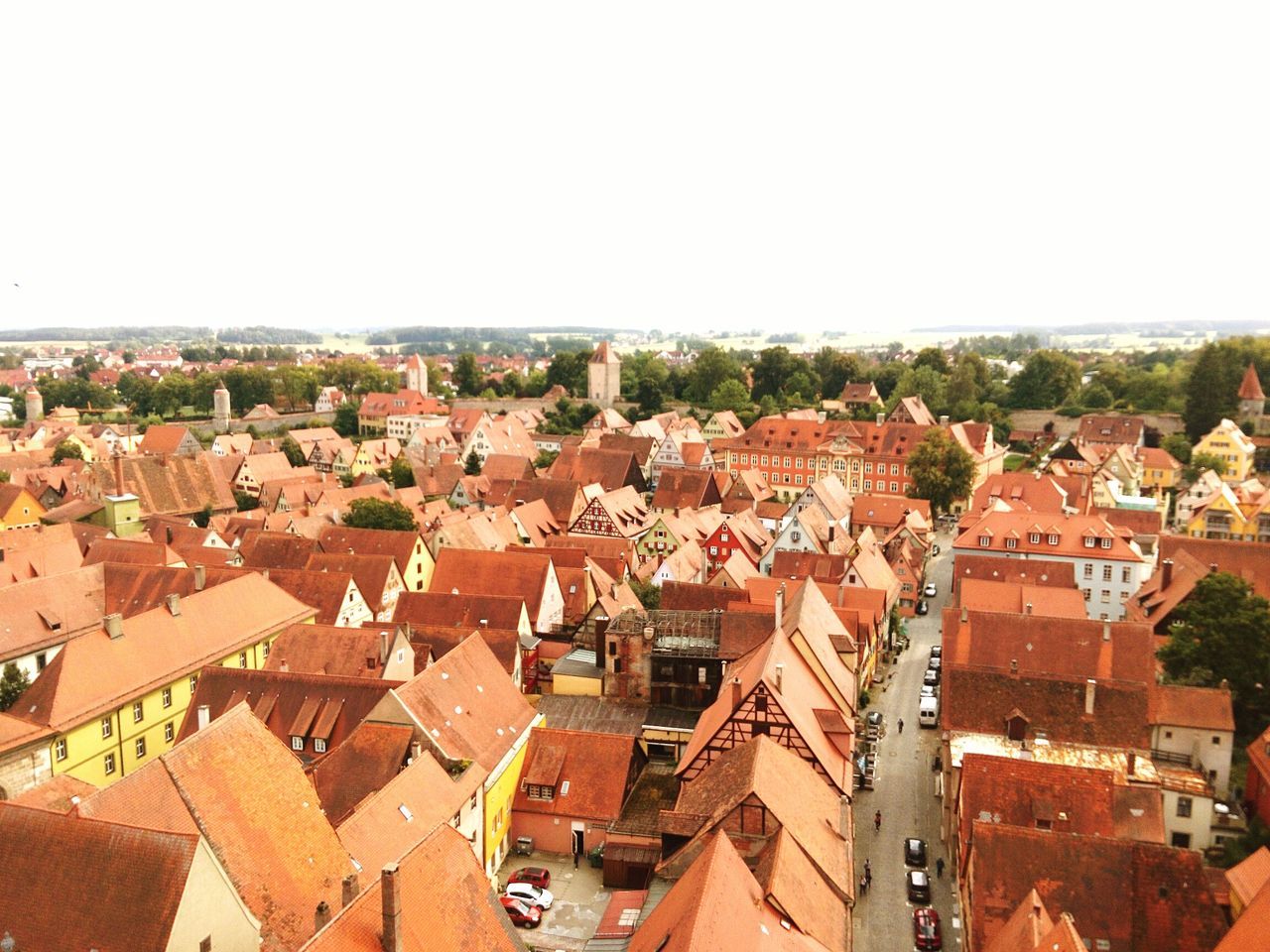 building exterior, architecture, built structure, residential district, high angle view, crowded, roof, clear sky, house, residential structure, townscape, town, residential building, cityscape, copy space, city, community, housing settlement, human settlement, rooftop