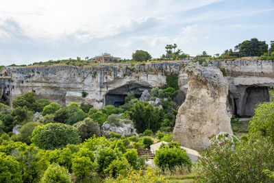 Old ruins against sky