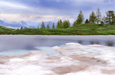 Scenic view of landscape against sky