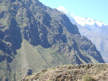 Scenic view of mountains