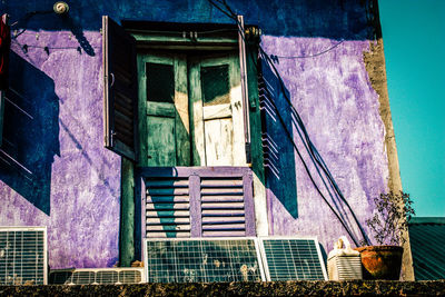 Low angle view of old building