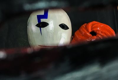 Close-up of stuffed toy on table