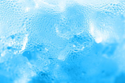 Close-up of bubbles in water