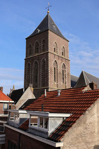 Low angle view of built structures