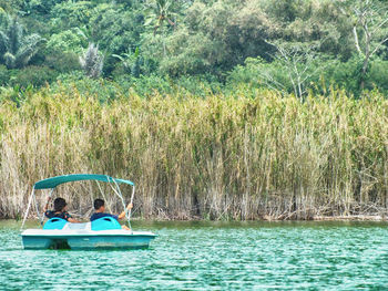 Scenic view of lake