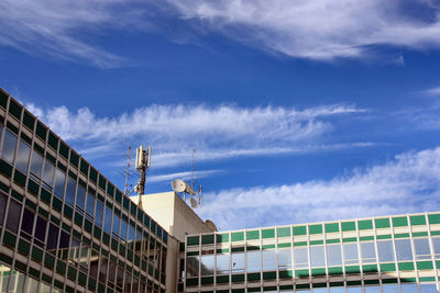 Low angle view of building against sky